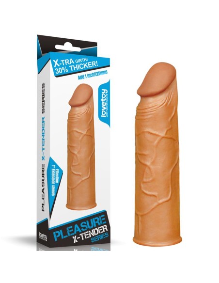 Funda para el Pene Pleasure X Tender Marron