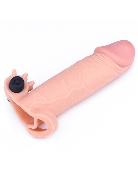 Funda para el Pene con Vibracion Add 2 Plesure X Tender Natural