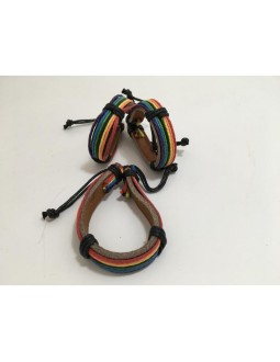 Pulsera Redonda Grande con Bandera LGBT
