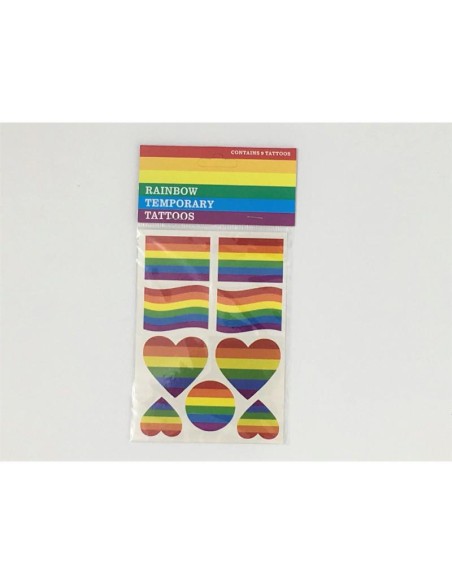 Hoja Tatuajes Temporales Bandera LGBT