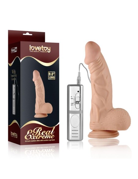 Dildo Real Extreme Dildo con Vibracion 9 Natural