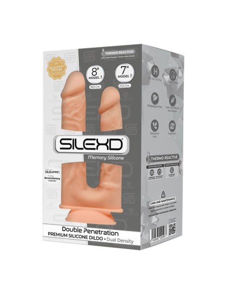 Dildo Doble Dual Density Double Penetrant Natural