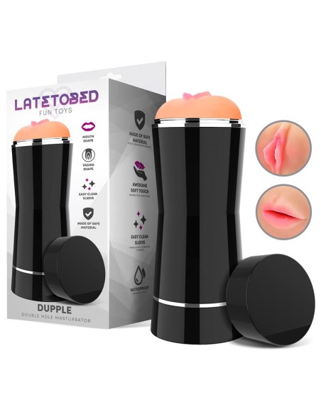 Dupple Masturbador Doble Vagina y Boca