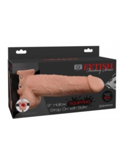 Arnes Elastico con Dildo Hueco 9 Funcion Squirting Natural