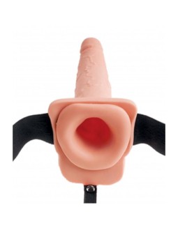 Arnes Elastico con Dildo Hueco 9 Funcion Squirting Natural 2