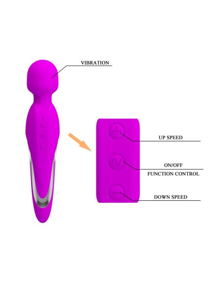 Vibrador Mortimer USB Purpura