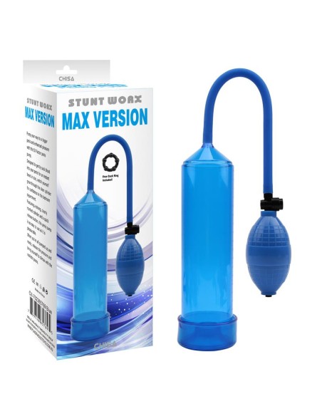 Bomba de Succion para el Pene MAX Version Azul