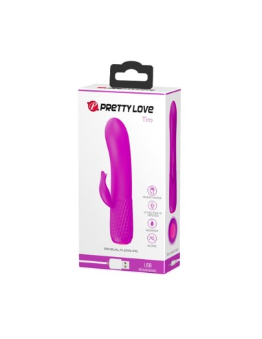 Vibrador Tim USB Silicona Purpura