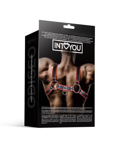 Odiseo Arnes Masculino para el Pecho Cuero Vegano