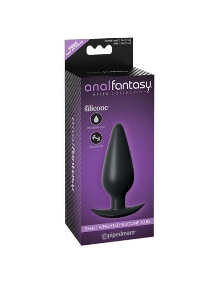 Plug Anal con Peso Interno Pequeno Color Negro