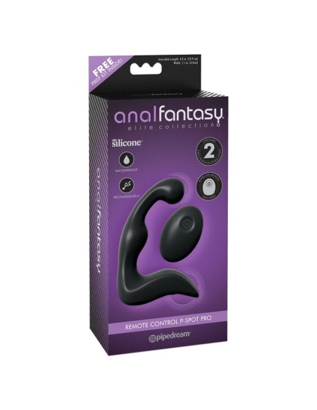 Masajeador Prostatico con Control Remoto Color Negro