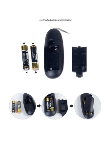 Vibrador Control Remoto Robin 176 cm