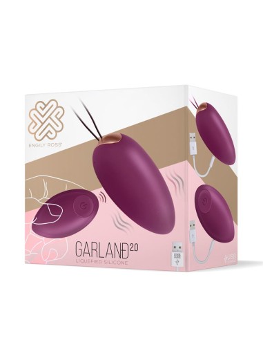 Garland 20 Huevo Vibrador Control Remoto USB Silicona Liquida Inyectada