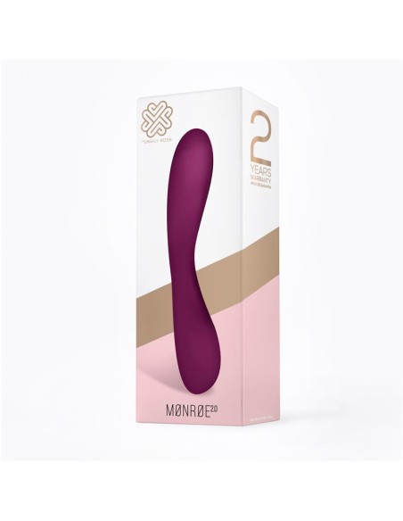 Monroe 20 Vibrador Silicona Liquida Inyectada USB Purpura