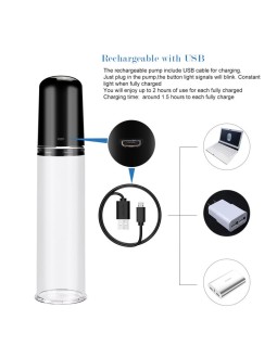 Bomba para el Pene Automatica Maximizer Worx Elite USB Vagina 2