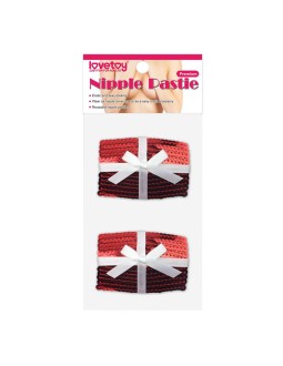 Pezoneras Reutilizables Lentejuela Roja 2