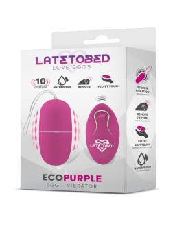 Ecopurple Huevo Vibrador con Control Remoto 2