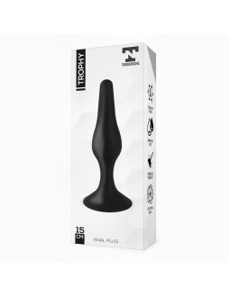 Trophy Plug Anal 15 cm Silicona Negro 2