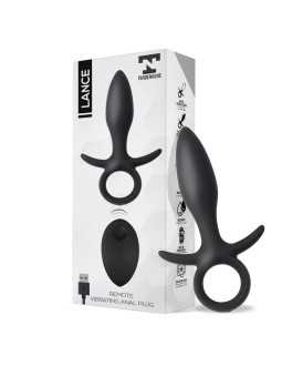 Lance Plug Anal Control Remoto Silicona Liquida USB