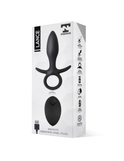 Lance Plug Anal Control Remoto Silicona Liquida USB 2