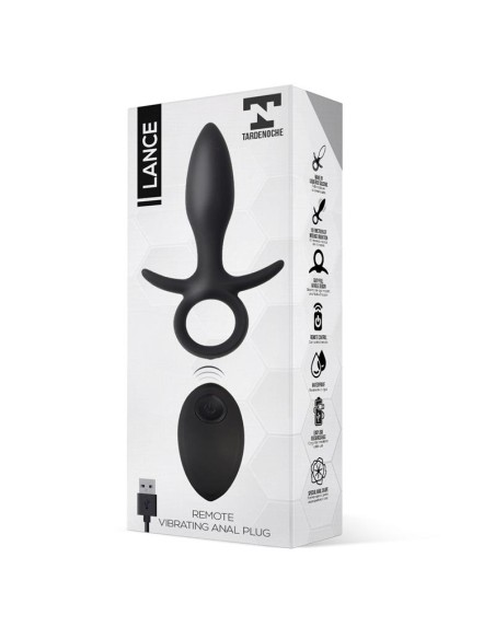 Lance Plug Anal Control Remoto Silicona Liquida USB