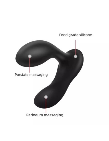 Brett Masajeador Prostatico Control Remoto USB Silicona Liquida