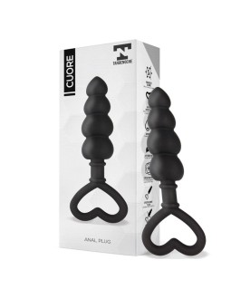 Cuore Plug Anal Silicona Negro