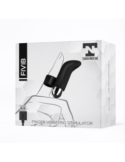 Fivib Estimulador de Dedo USB Silicona Negro 2