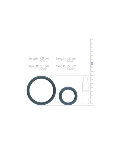 Set 6 Anillos para Pene Silicona