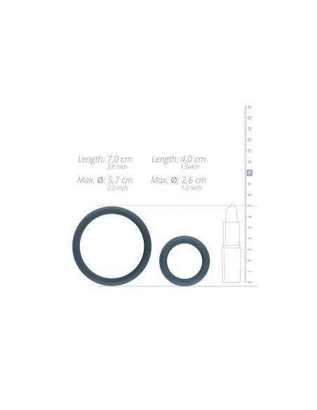 Set 6 Anillos para Pene Silicona