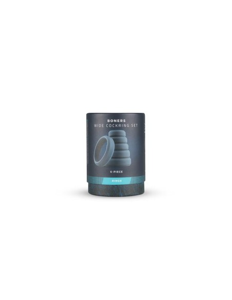 Set 6 Anillos para Pene Silicona