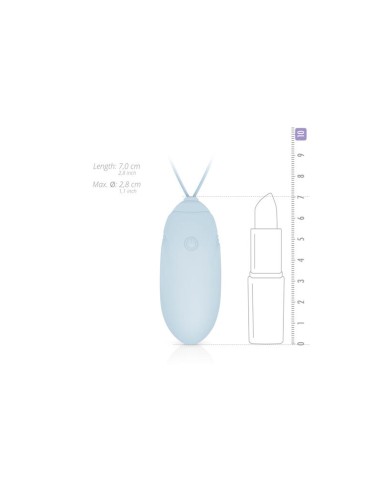 Huevo Vibrador Control Remoto USB Azul