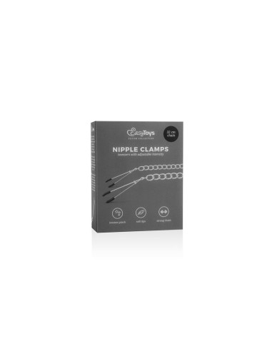 Pinzas con Cadena de Metal para Pezones