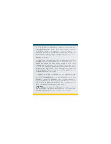 Vela Exotica de Masaje Ylang Ylang 200g