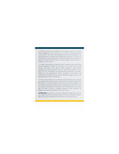 Vela Exotica de Masaje Ylang Ylang 200g