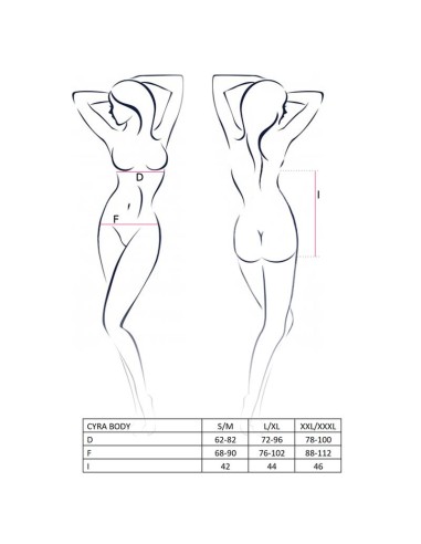 CYRA Body Negro Rojo