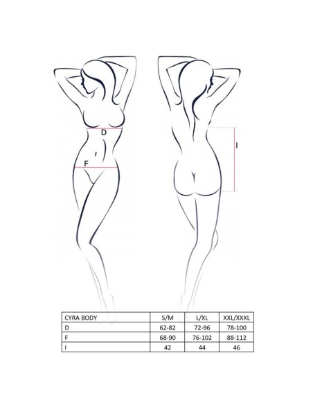 CYRA Body Negro Rojo