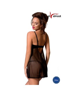 VALENTIN Chemise Negro Rojo 2