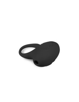 Anillo para Pene con Vibracion Silicona Negro 2