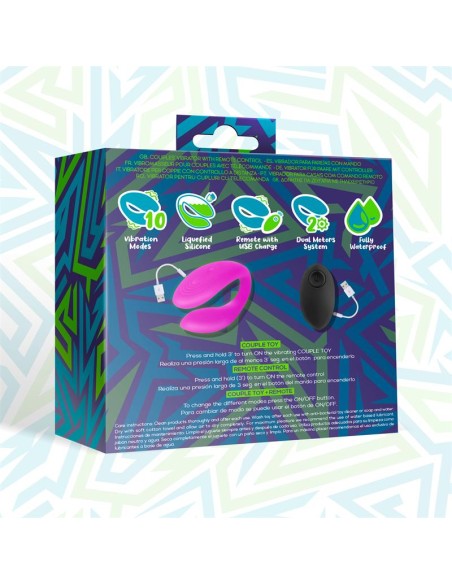 Roomie Vibrador para Parejas Silicona Liquida Unibody Control Remoto USB