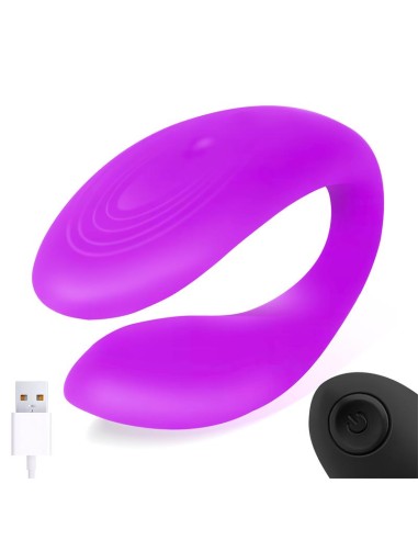Roomie Vibrador para Parejas Silicona Liquida Unibody Control Remoto USB