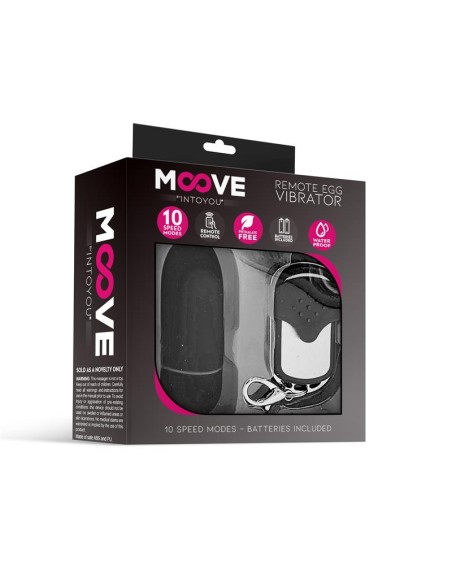 Huevo Vibrador con Control Remoto Negro