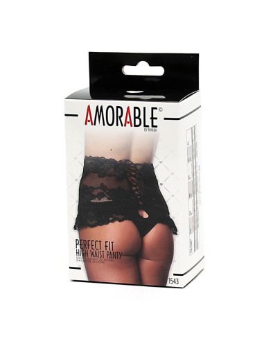 Braguitas Altas Encaje Negro