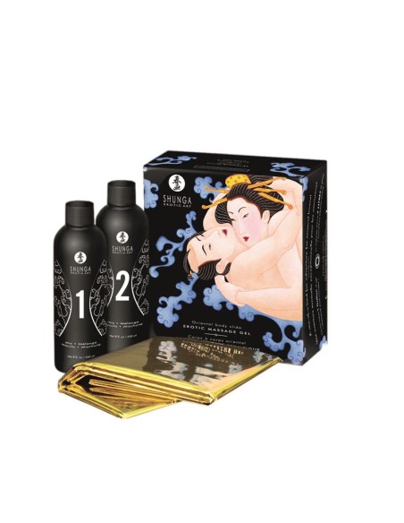 Shunga Kit de Gel de Masaje Aroma a Futas Exoticas