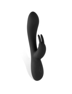 Noir Vibrador Silicona Liquida Inyectada 2 Motores USB 2