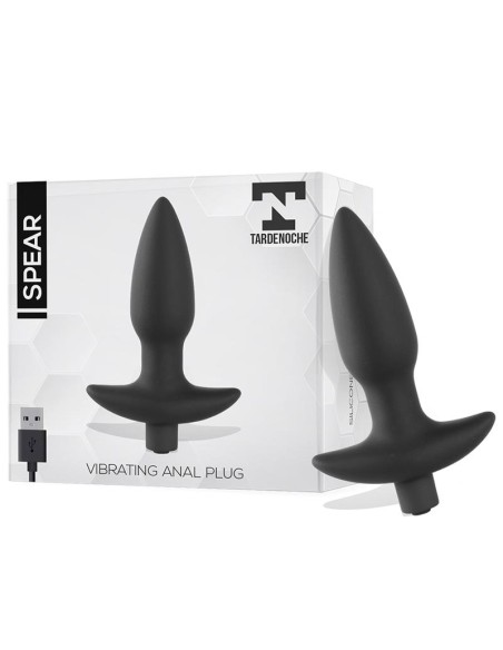 Spear Plug Anal con Vibracion USB Silicona
