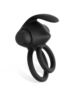 Reerin Anillo Vibrador USB Dual Control Remoto USB Silicona 2