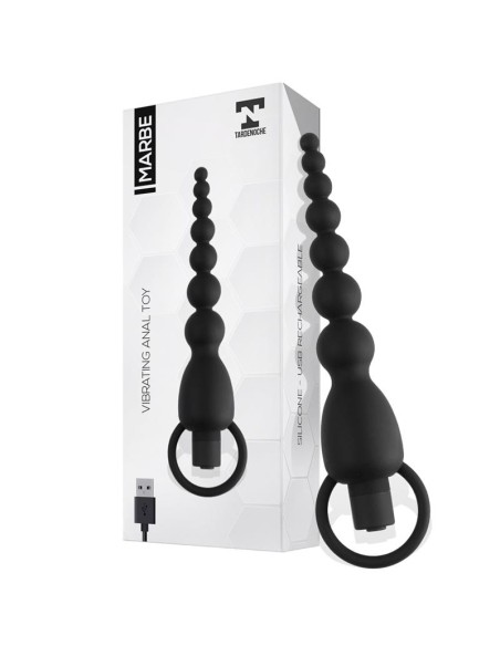 Marbe Cadena Anal con Vibracion USB Silicona