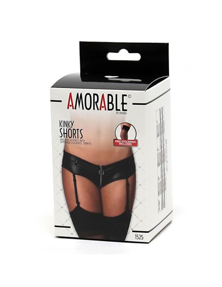 Pantalones con Liguero y Cremallera