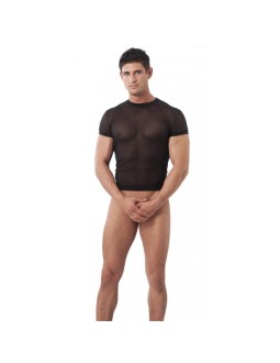 Camiseta Rejilla Negro